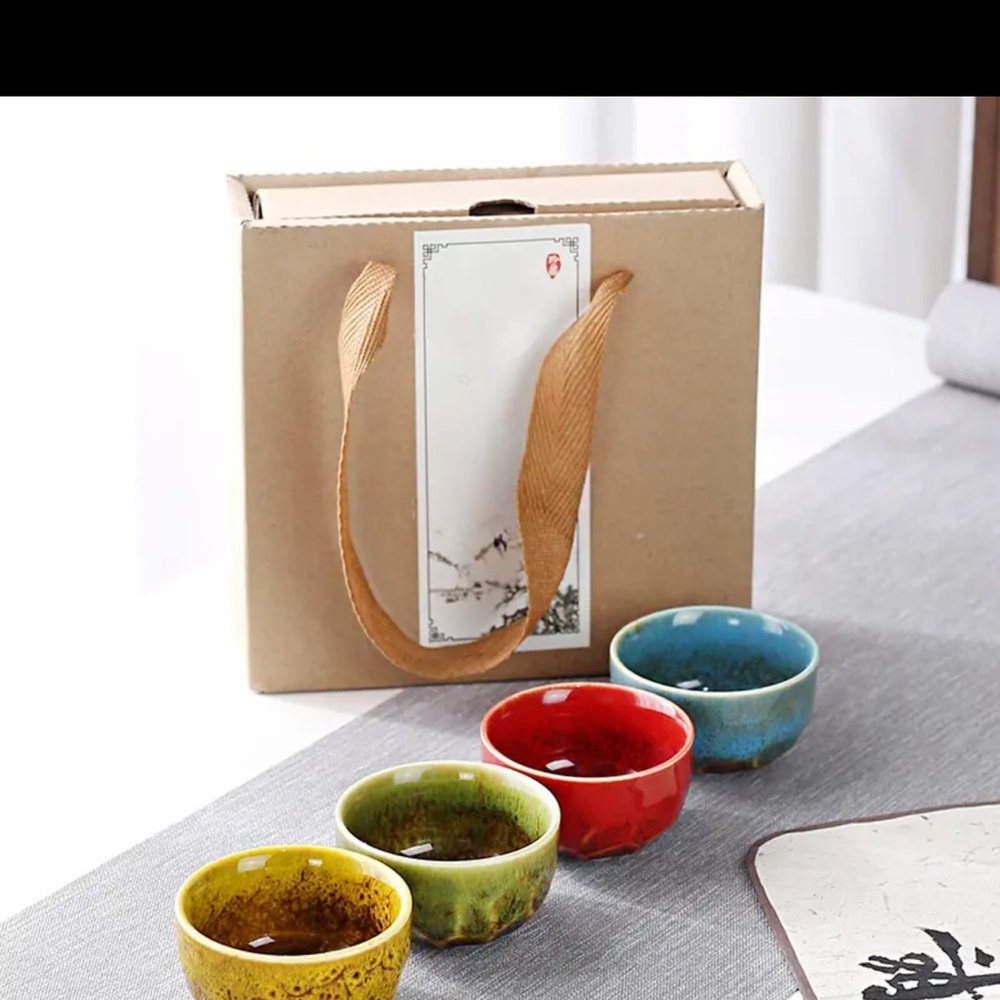 4 teacup set